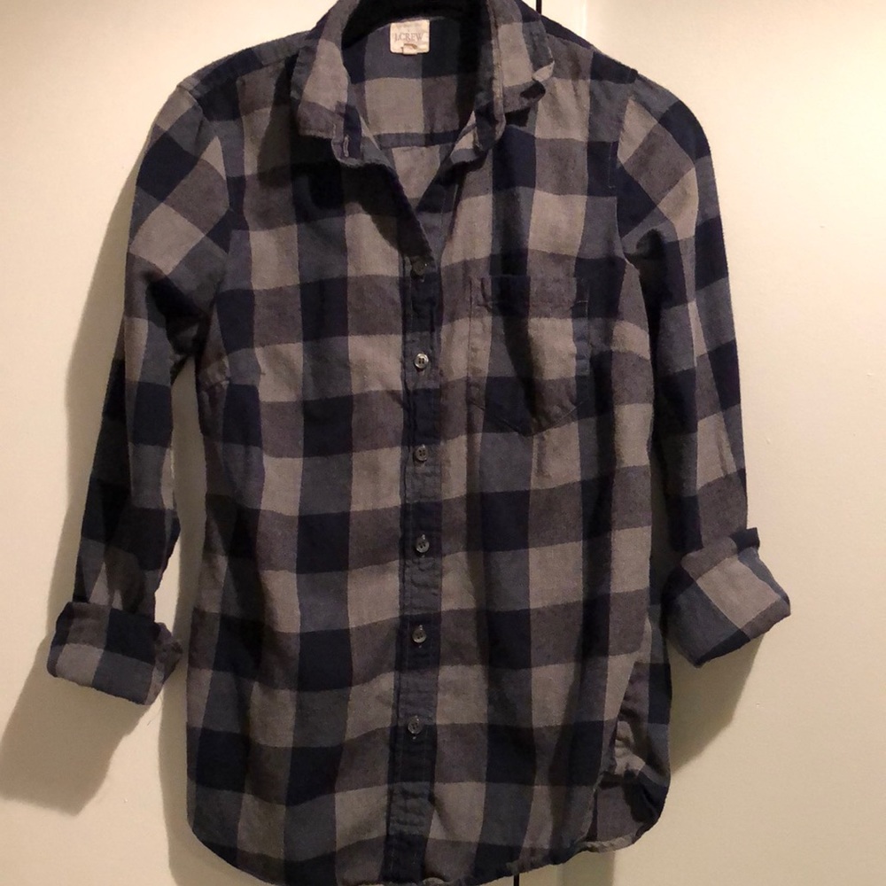 J. Crew Buffalo Check Flannel.